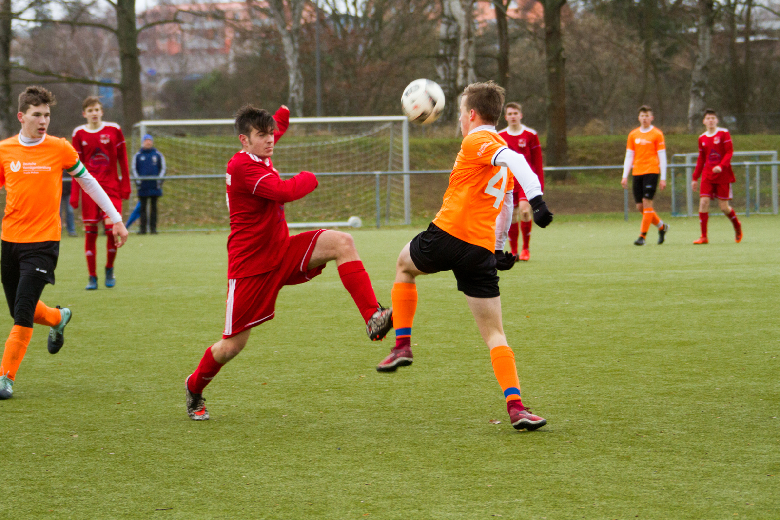Fußballspiel SV Waren 09 B-Jugend