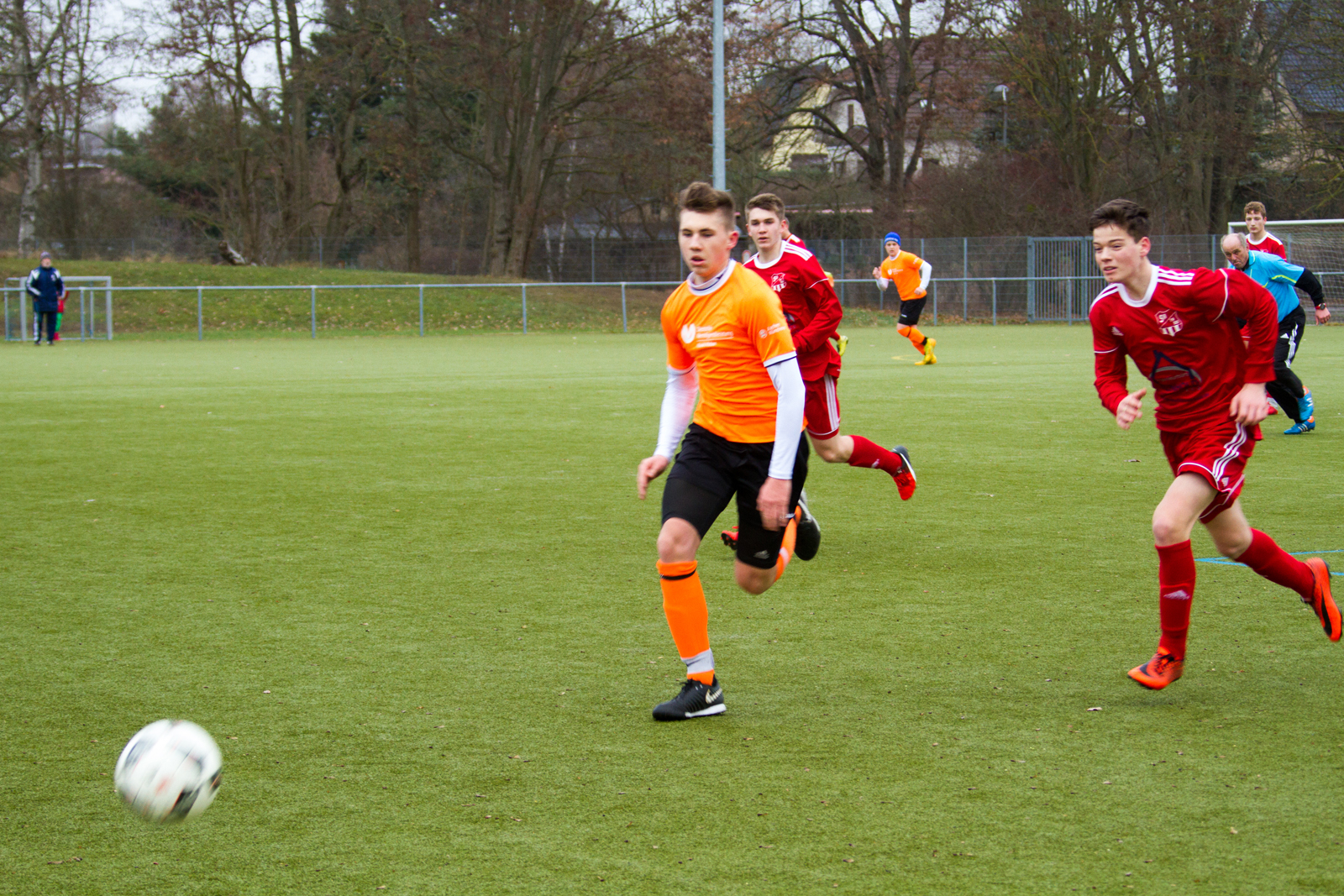 Fußballspiel SV Waren 09 B-Jugend