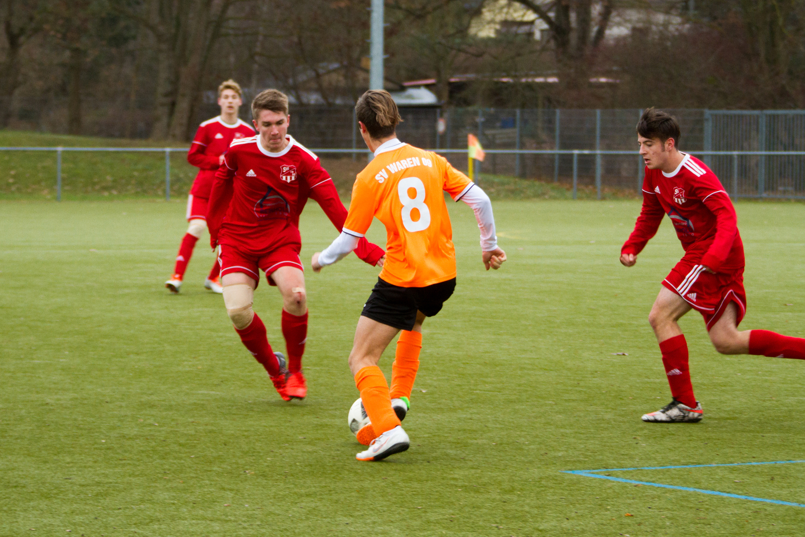 Fußballspiel SV Waren 09 B-Jugend