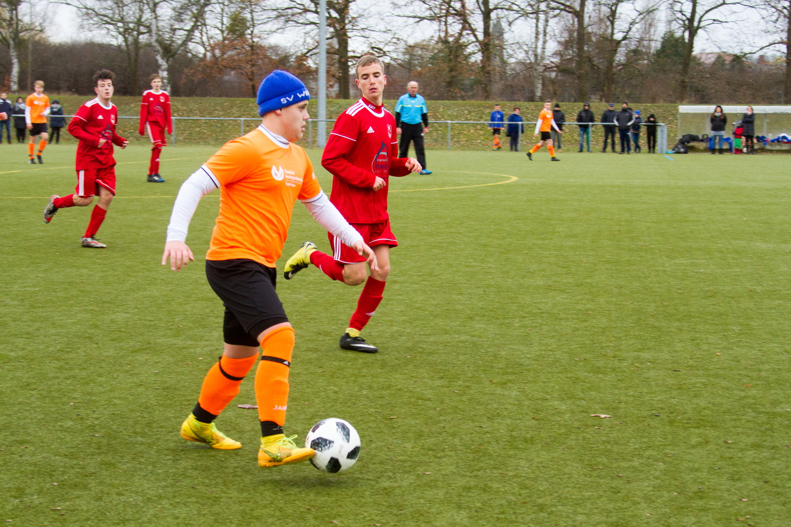 Fußballspiel SV Waren 09 B-Jugend