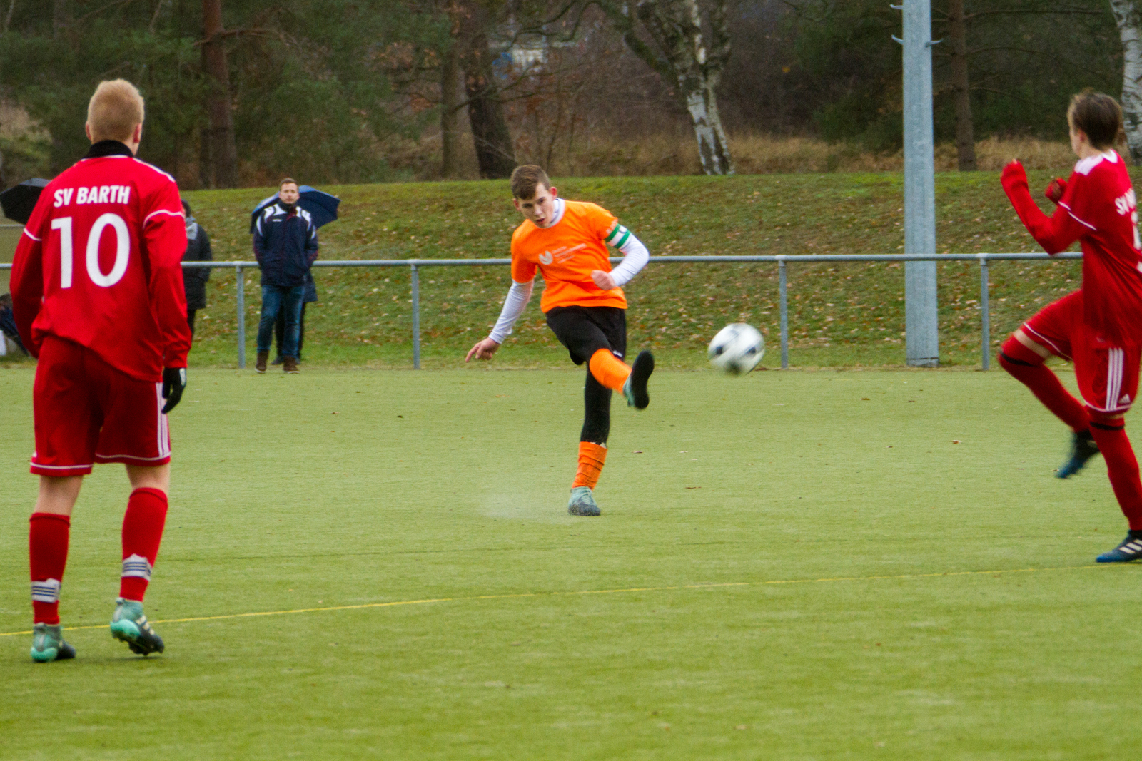 Fußballspiel SV Waren 09 B-Jugend