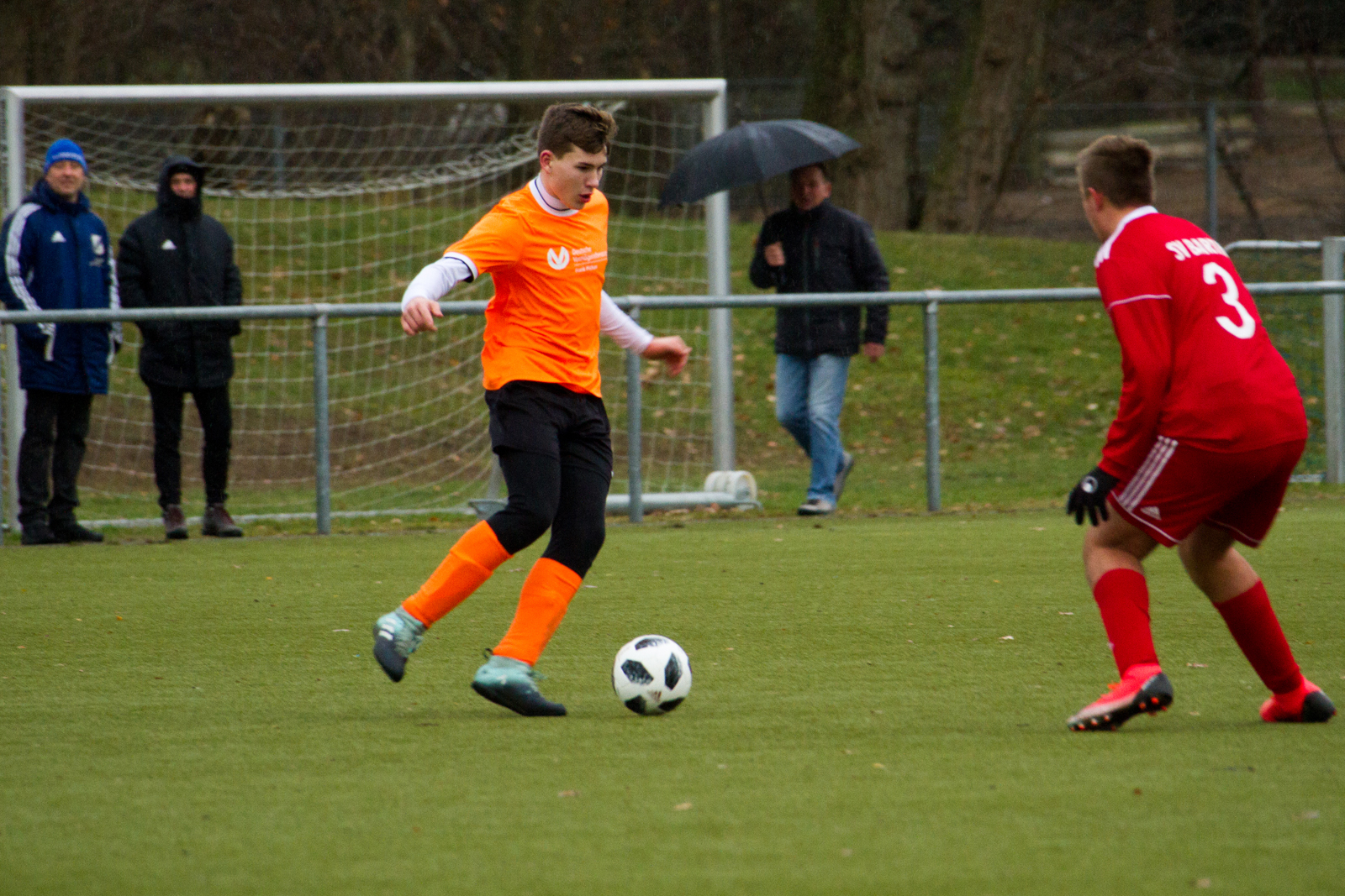 Fußballspiel SV Waren 09 B-Jugend
