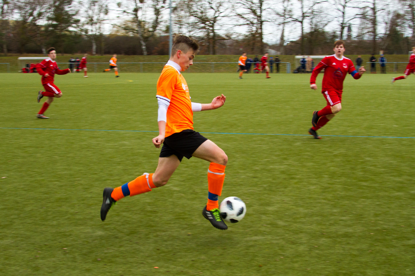 Fußballspiel SV Waren 09 B-Jugend