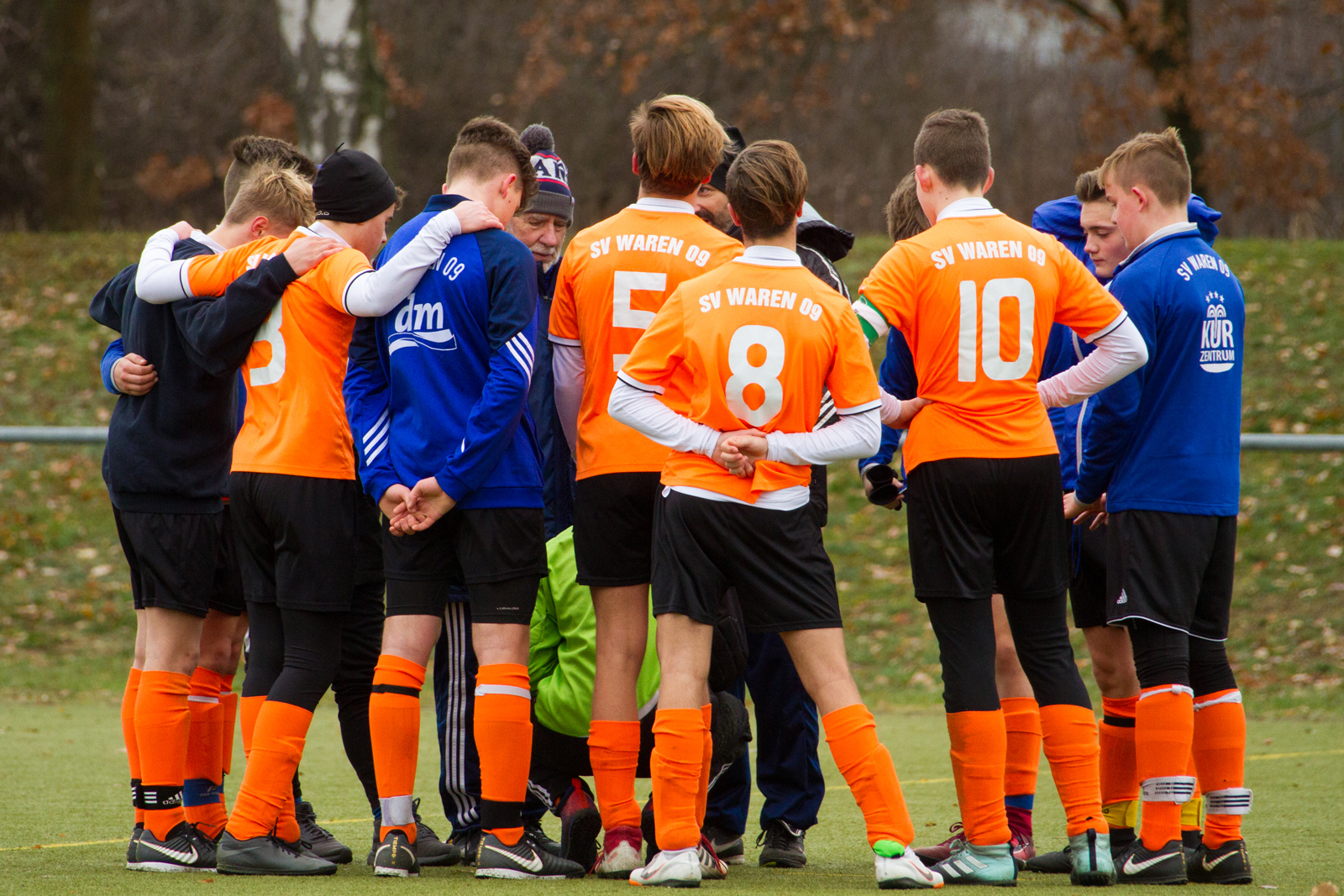 Fußballspiel SV Waren 09 B-Jugend