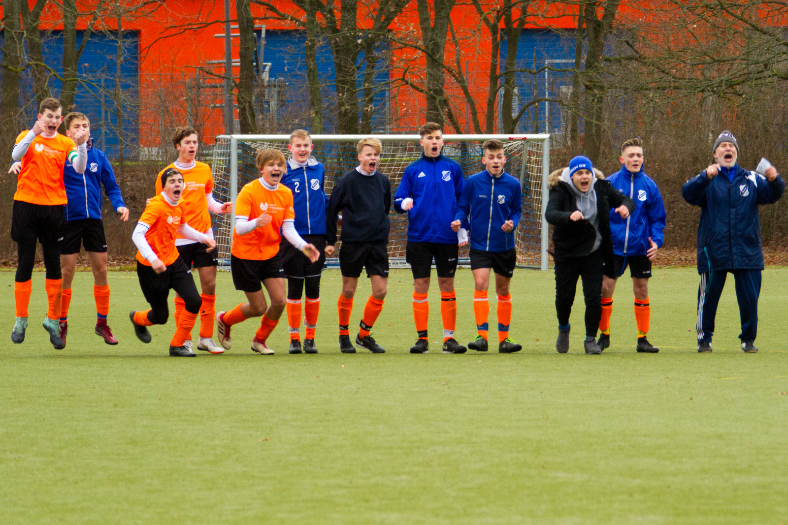Fußballspiel SV Waren 09 B-Jugend