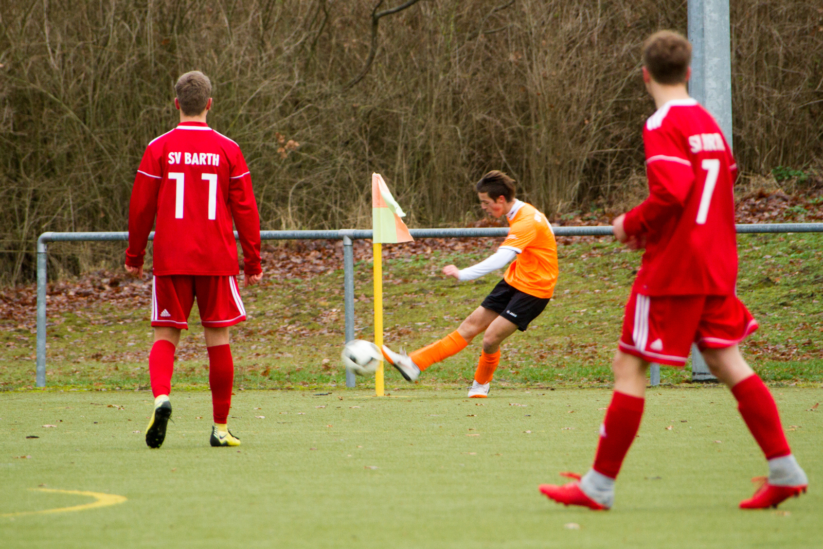 Fußballspiel SV Waren 09 B-Jugend