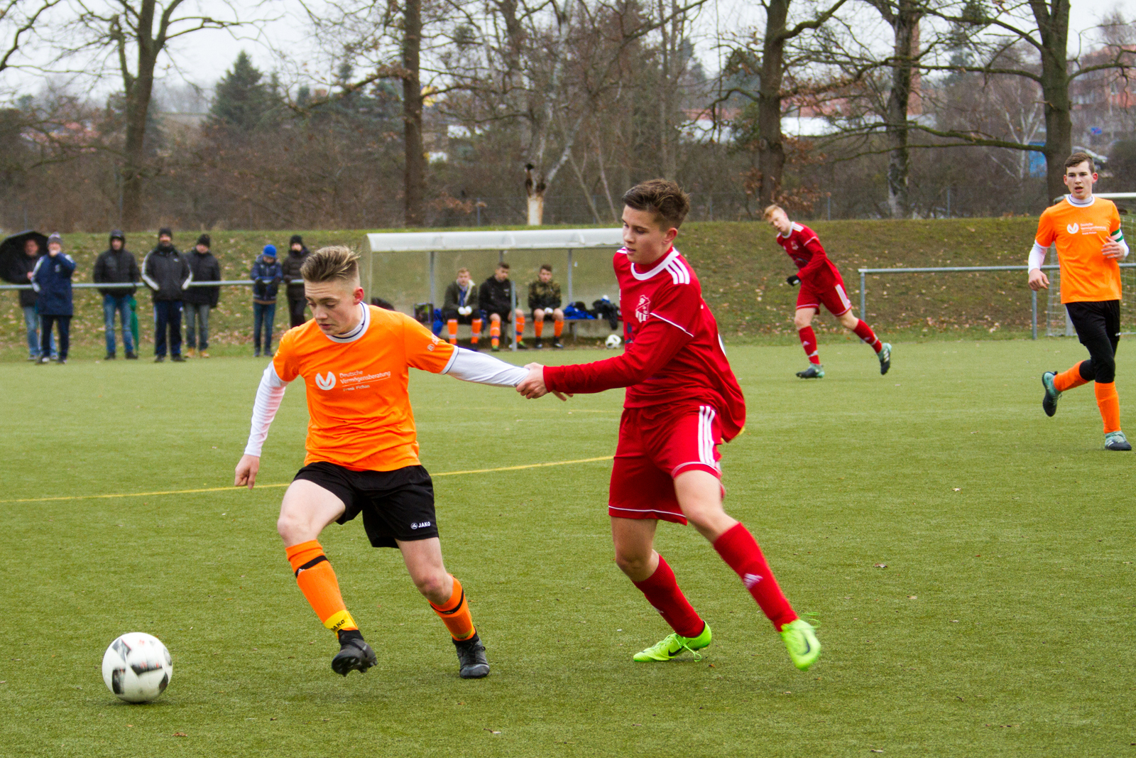 Fußballspiel SV Waren 09 B-Jugend