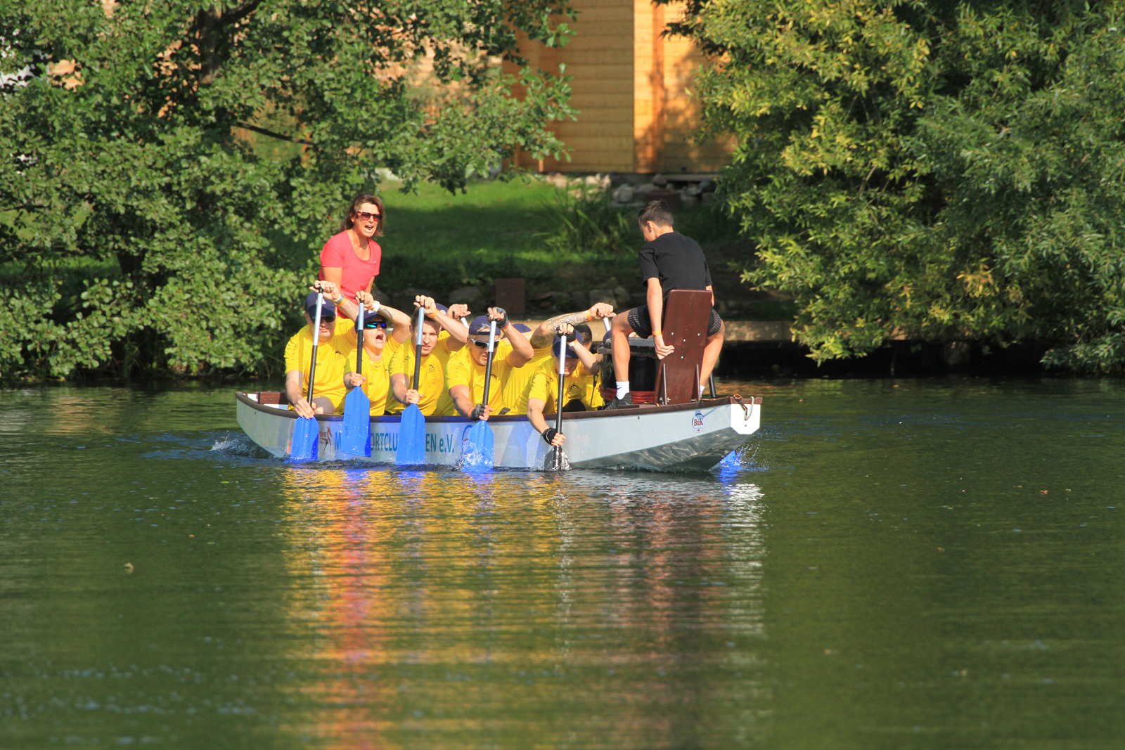 10. Stadtmeisterschaft im Drachenboot auf dem Tiefwarensee ...