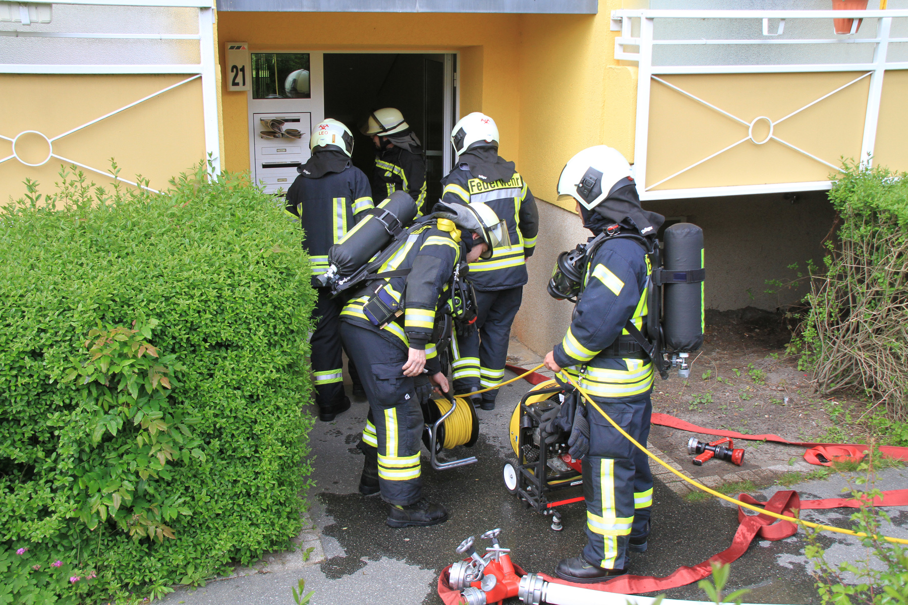 Einsatz Freiwillige Feuerwehr Waren (Müritz)