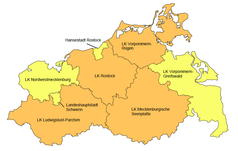 Coronazahlen in Mecklenburg-Vorpommern
