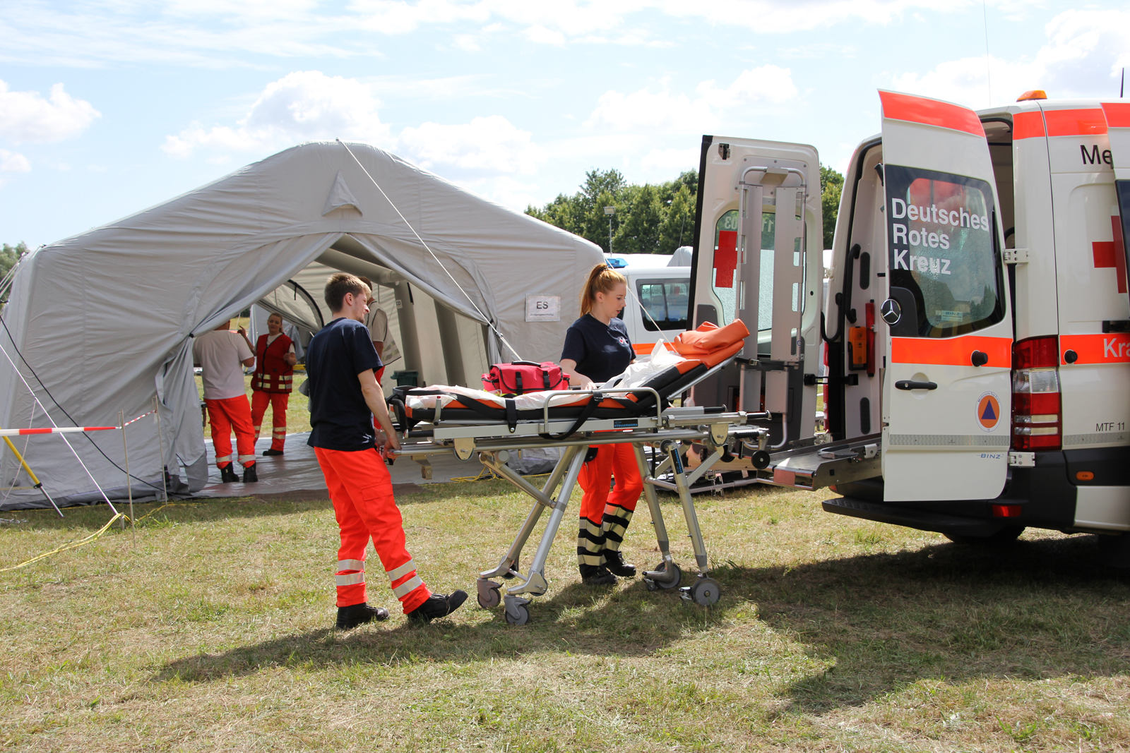 DRK MTF Einsatzübung Teterow
