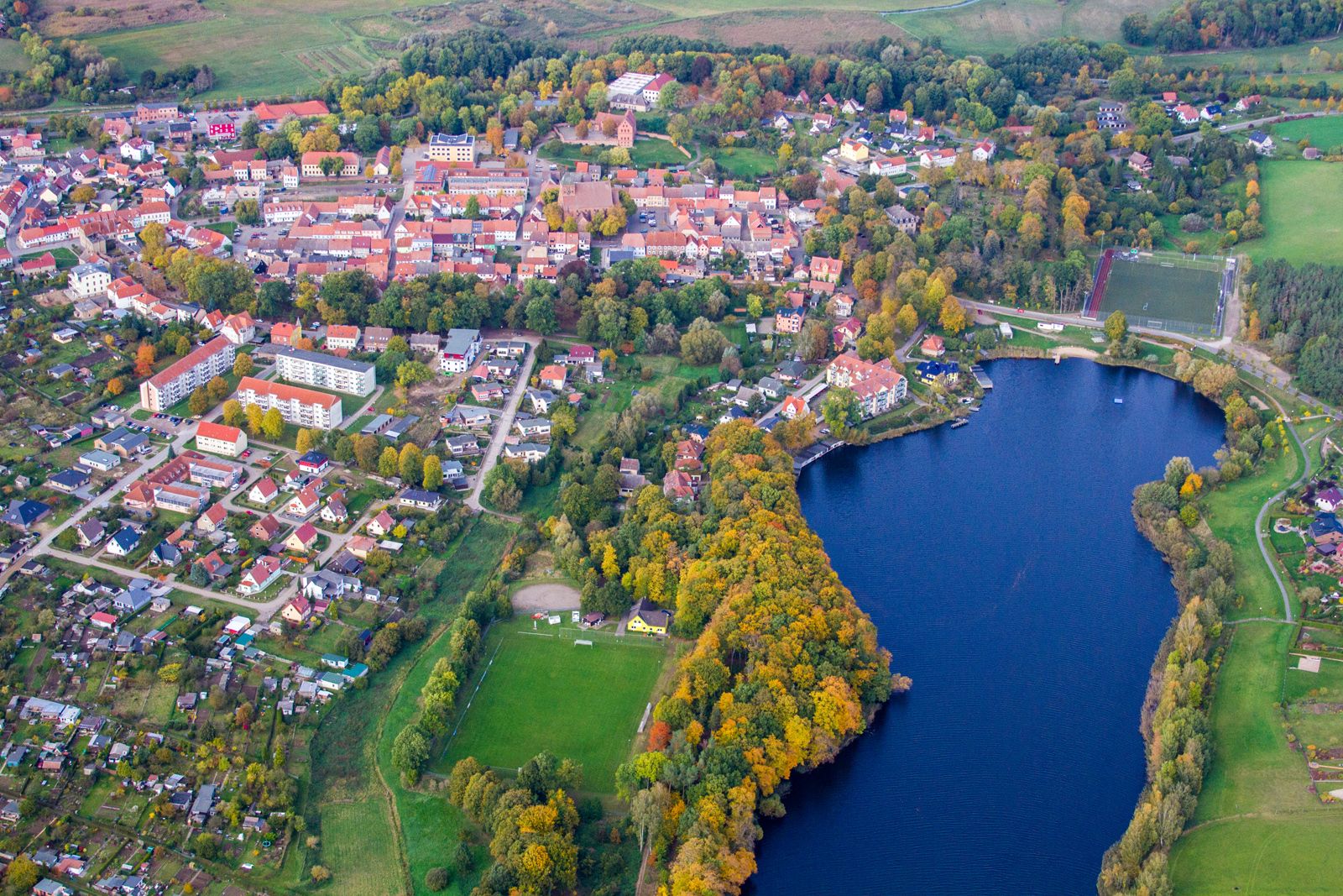 Luftbild Penzlin