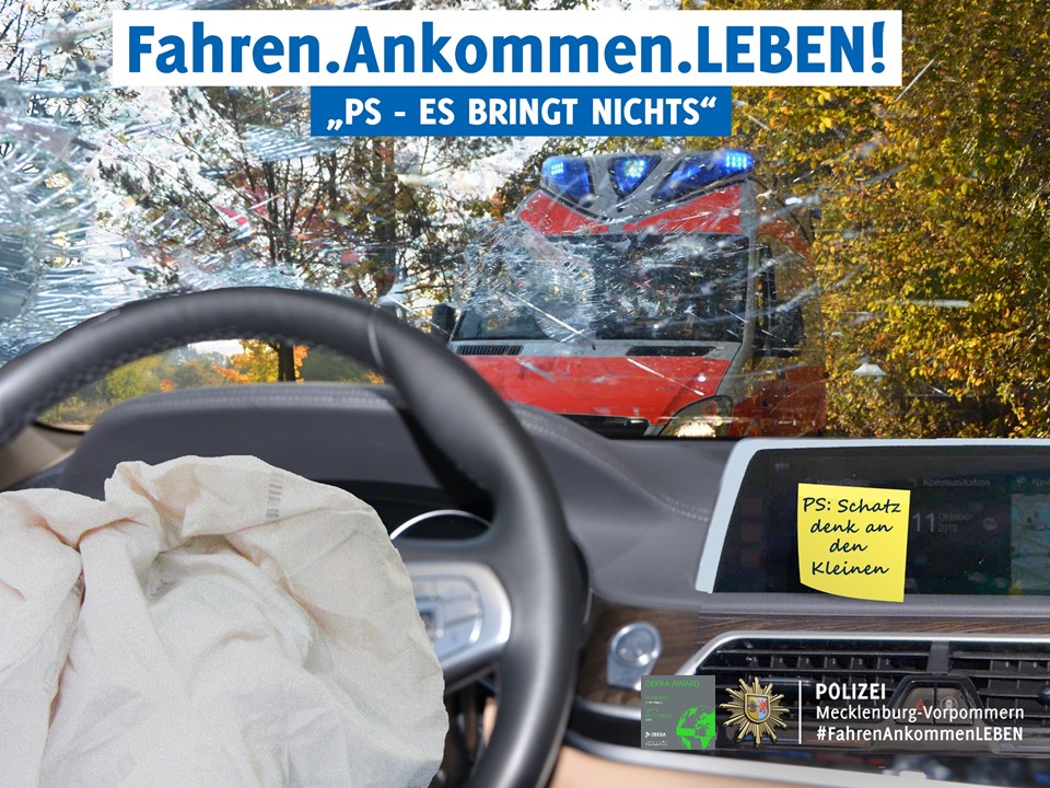 Polizei-Kampagne "Fahren.Ankommen.LEBEN!"