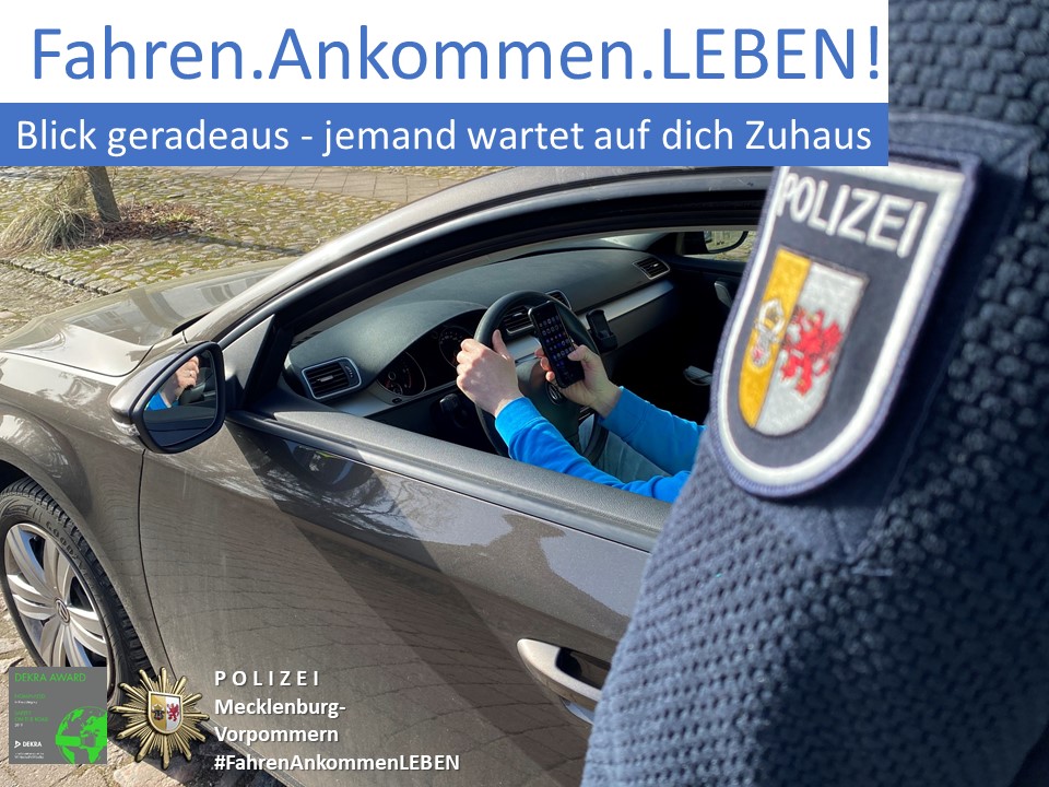 Polizei-Kampagne "Fahren.Ankommen.LEBEN!"