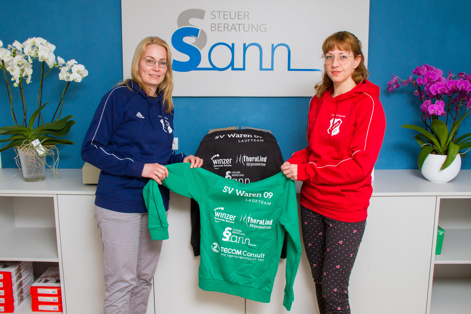 Neue Bekleidung für SV Waren 09 Laufteam