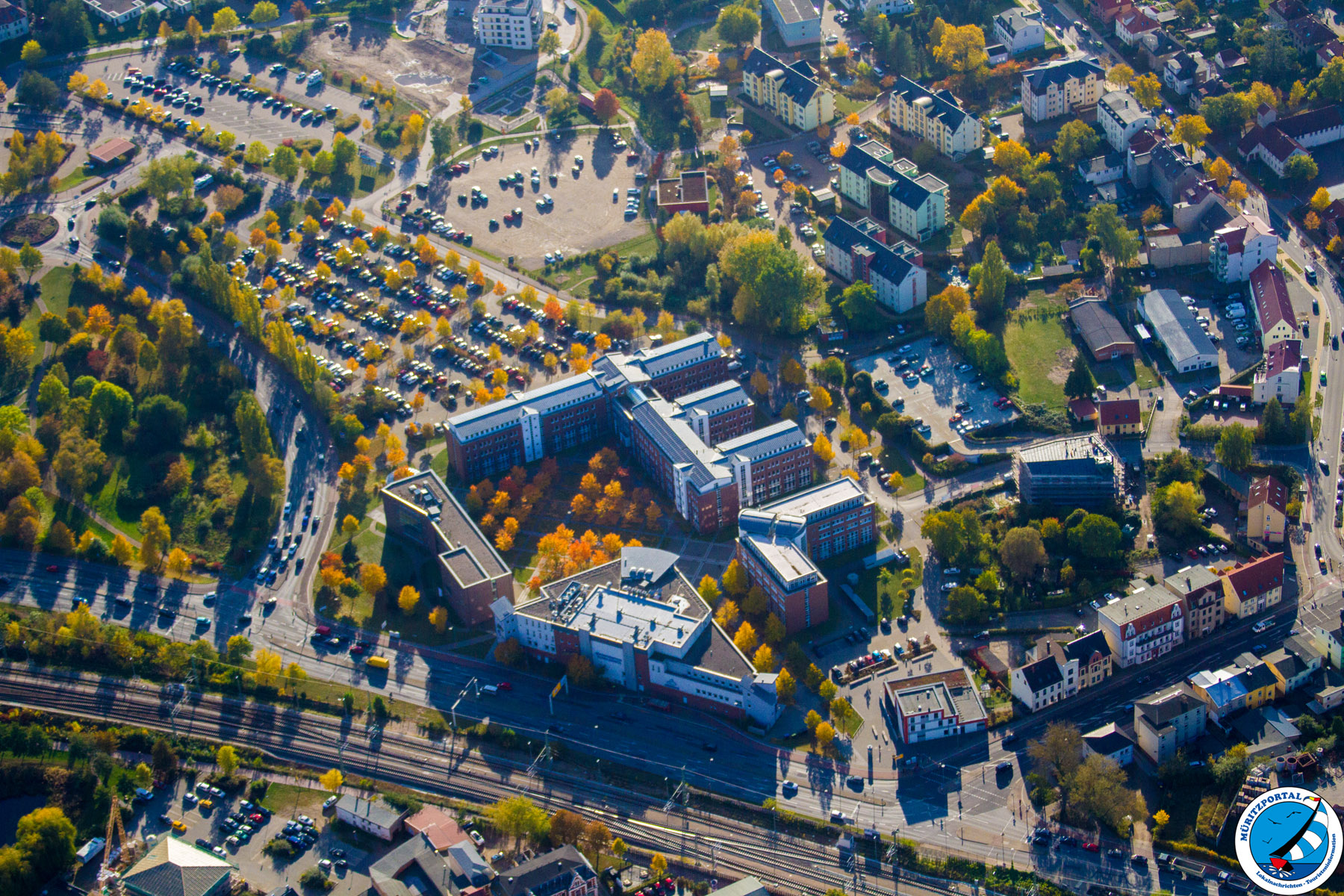 Luftbild Waren (Müritz)