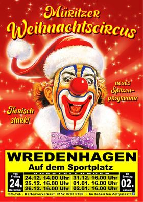 Weihnachtszirkus Wredenhagen