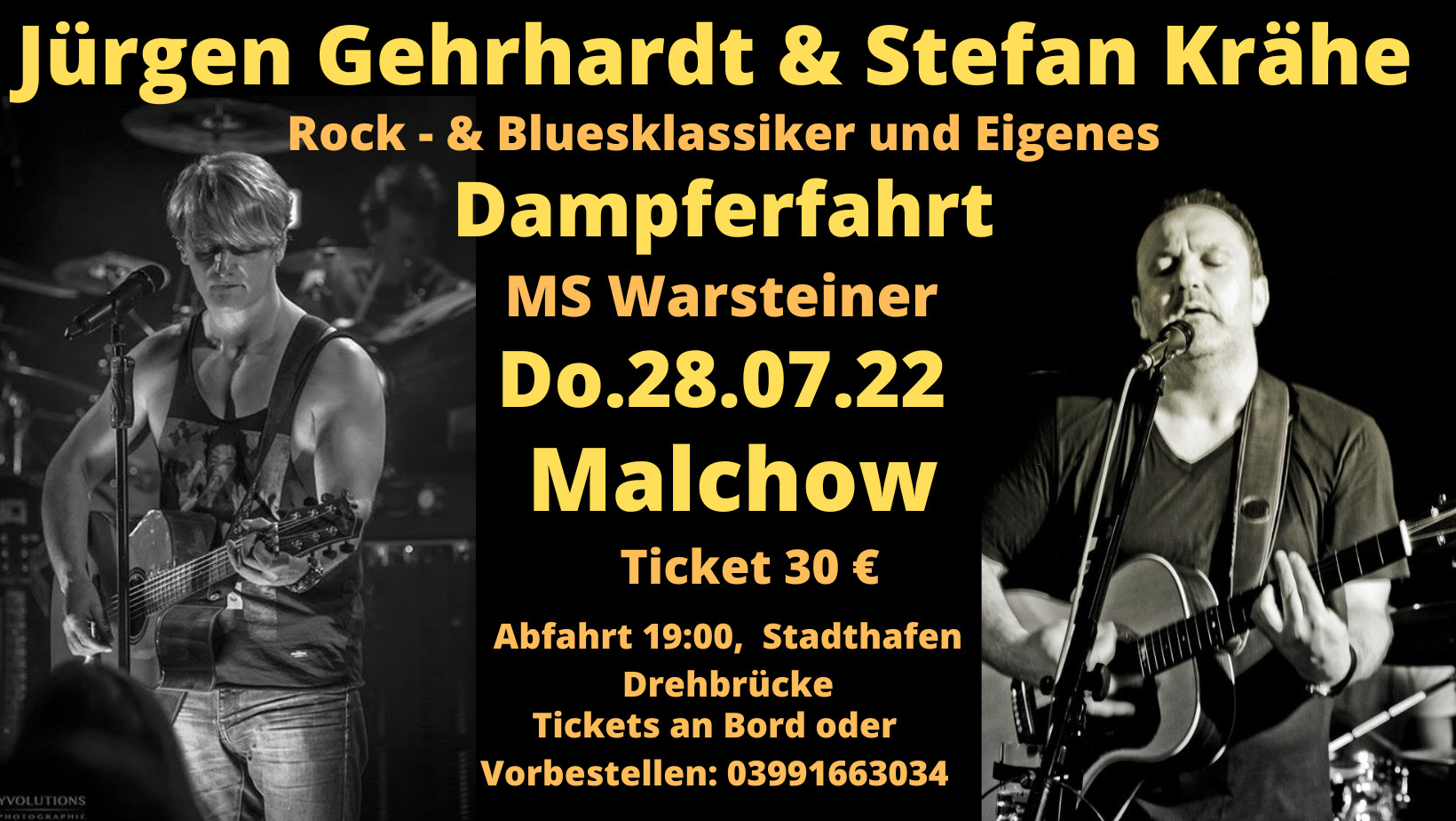 Konzert mit Jürgen Gehrhardt und Stefan Krähe