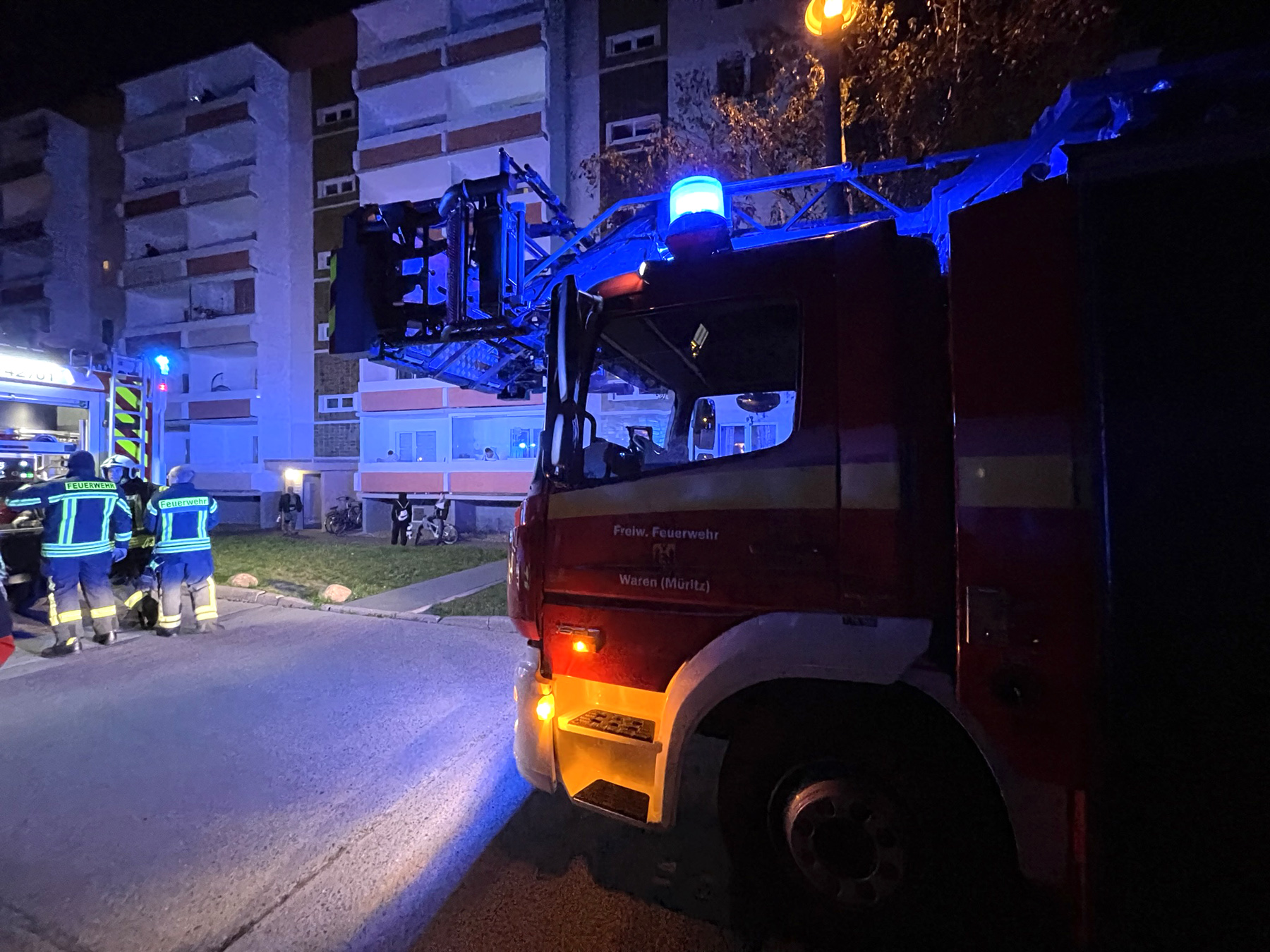 Einsatz Freiwillige Feuerwehr Waren (Müritz)