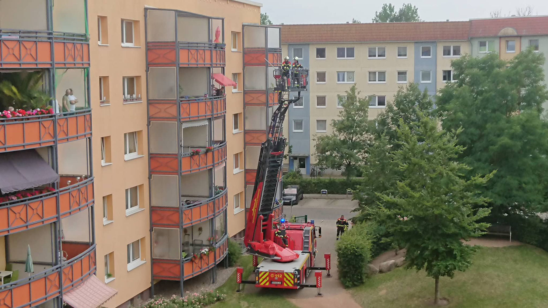 Einsatz Freiwillige Feuerwehr Waren (Müritz)
