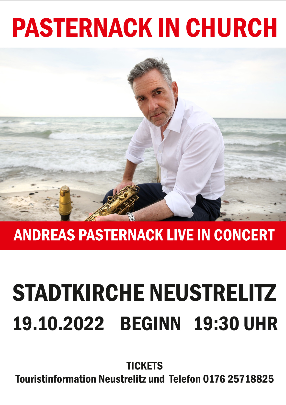 Paternack-Konzert in Neustrelitz ANDREAS PASTERNACK LIVE IN CONCERT
