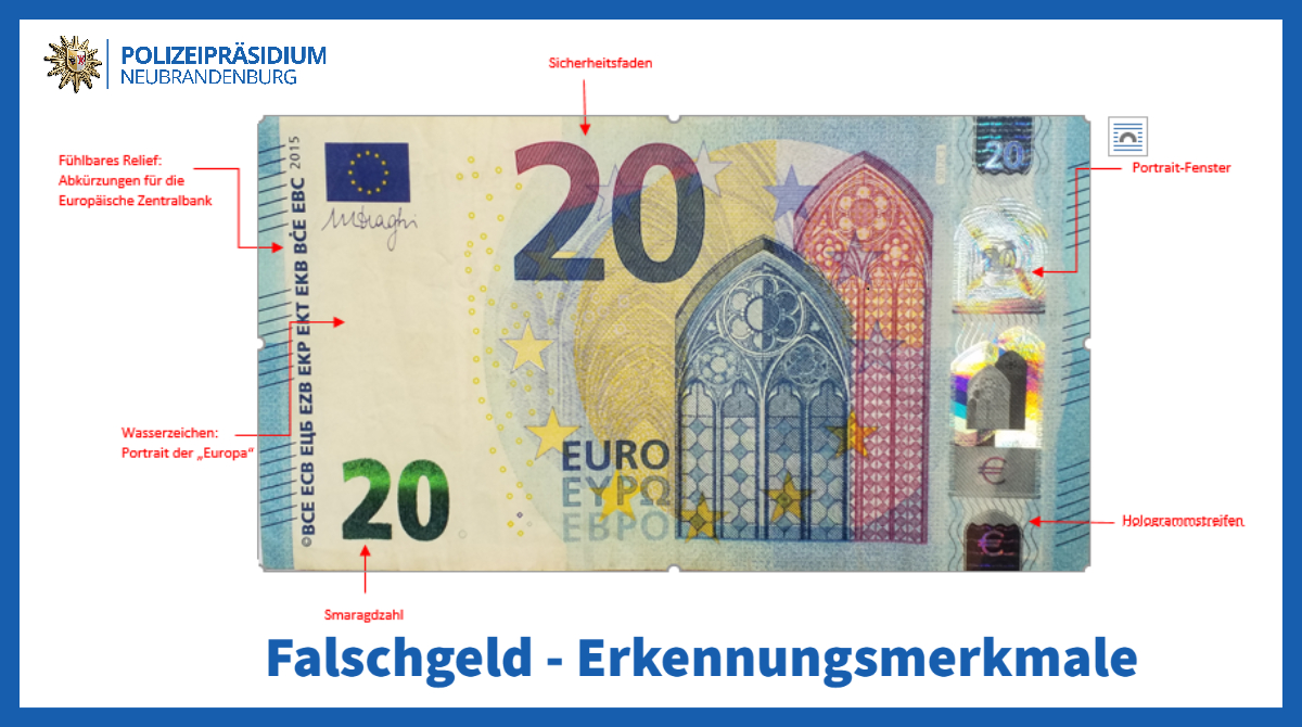 Wie erkennt man Falschgeld