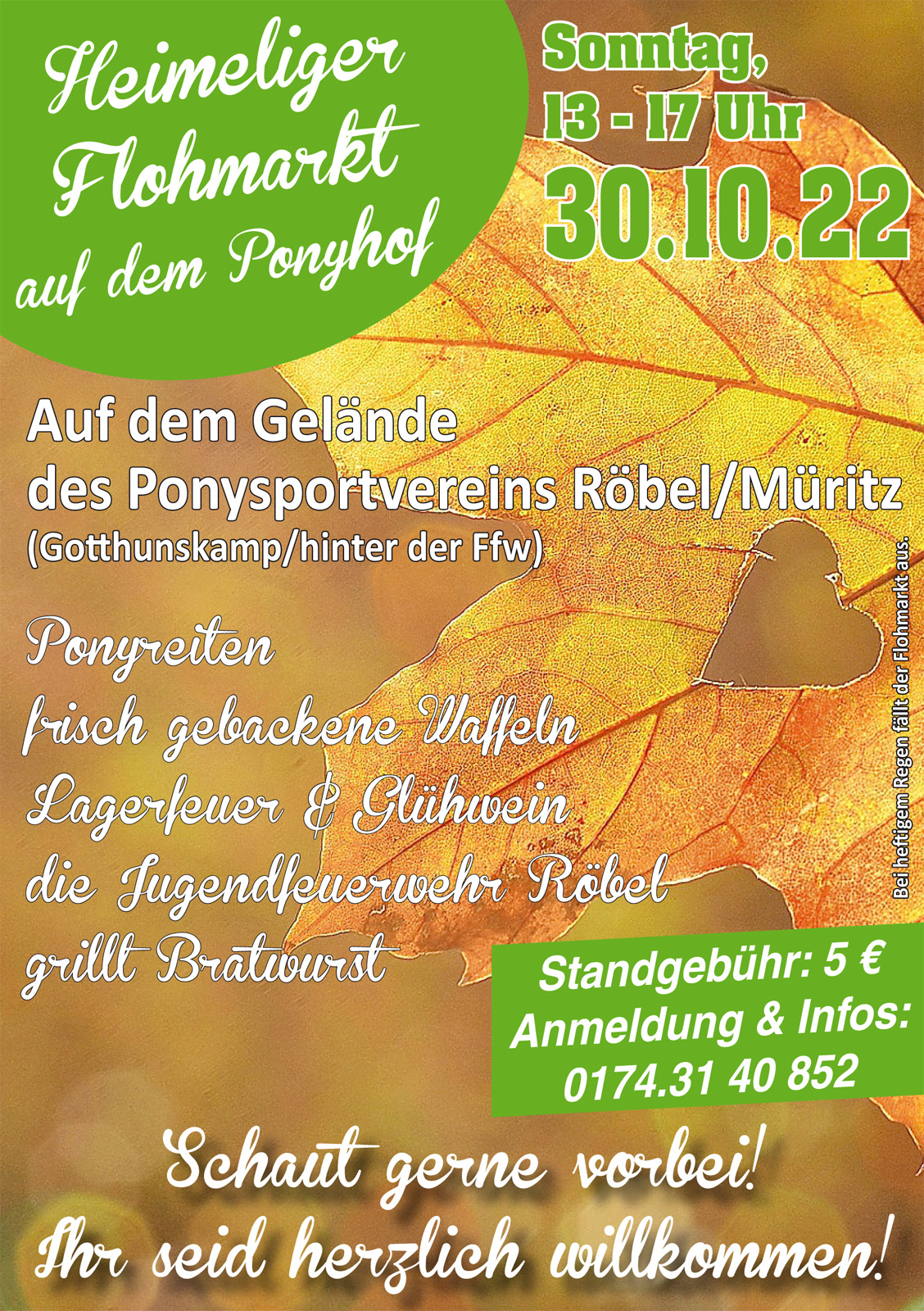 Veranstaltung Ponysportvereins Röbel/Müritz