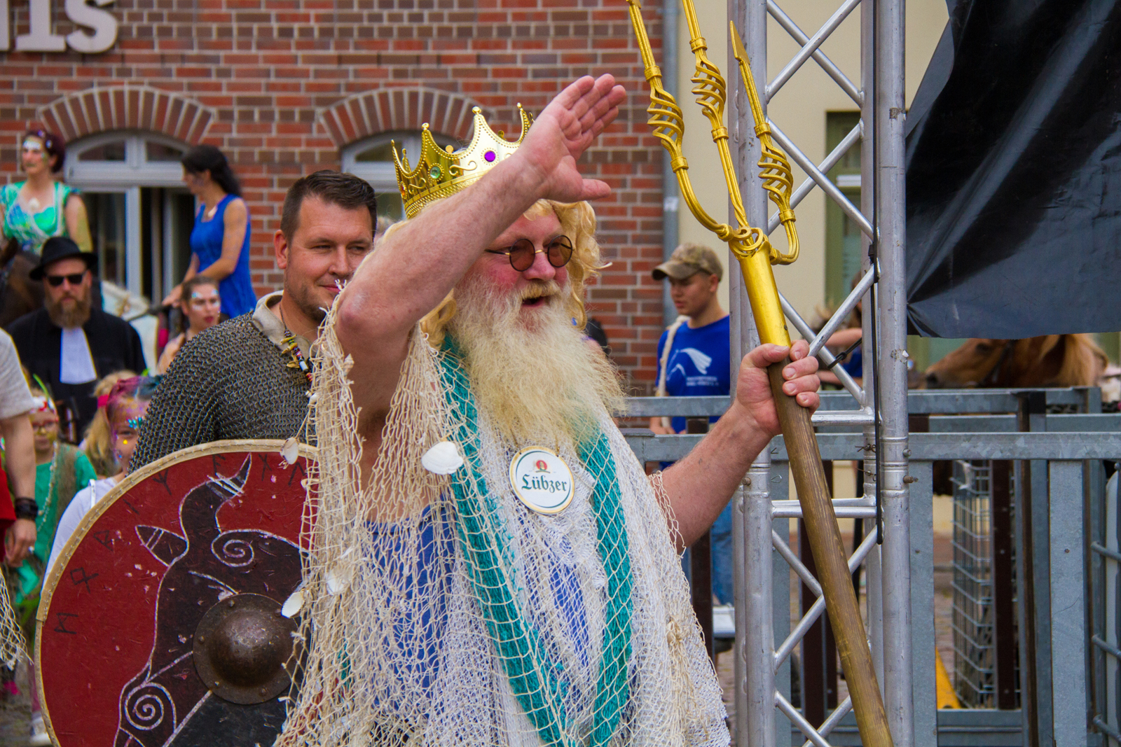 Seefest Röbel Neptun Steffen Steinbeck