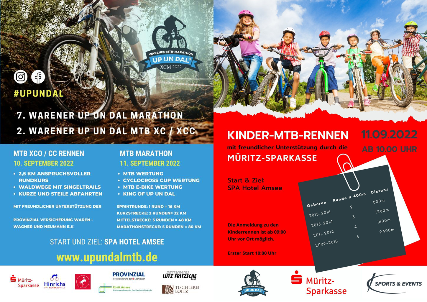 Fahrrad-Veranstaltung Mecklenburgische Seenplatte