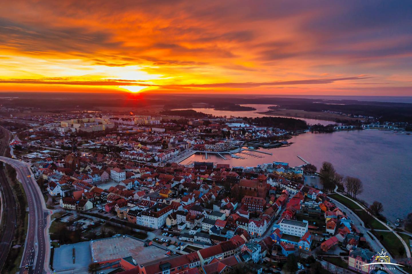 Luftbild Waren (Müritz)
