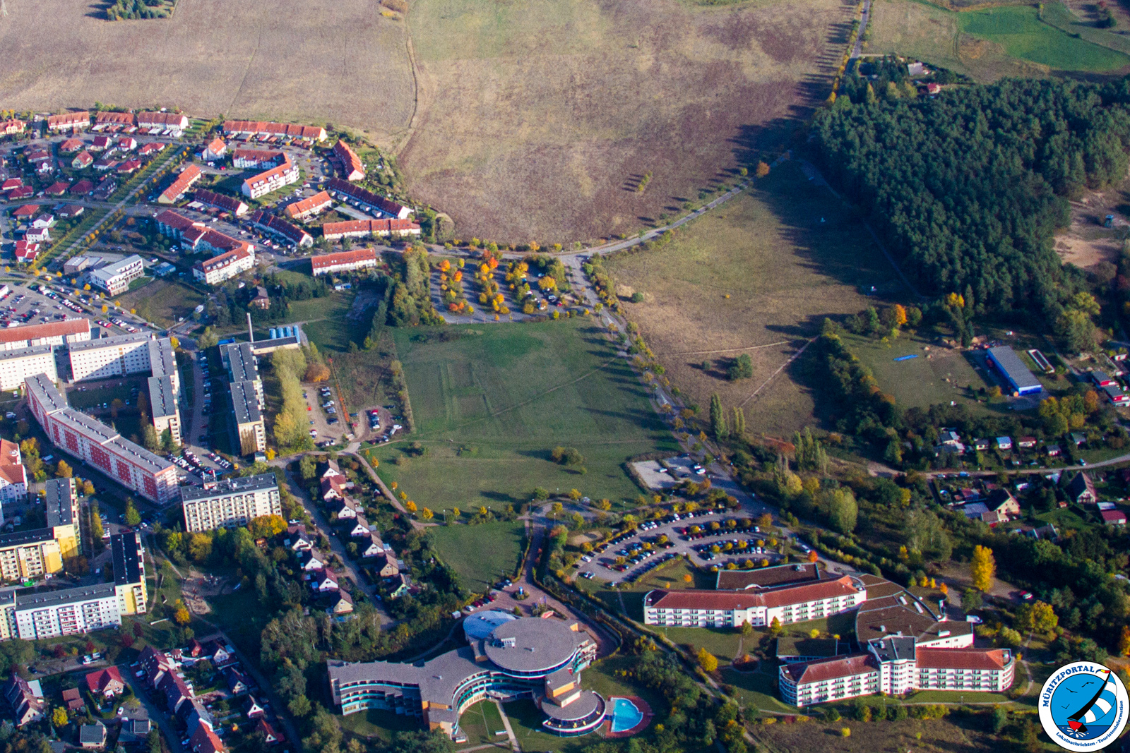 Luftbild Waren (Müritz)