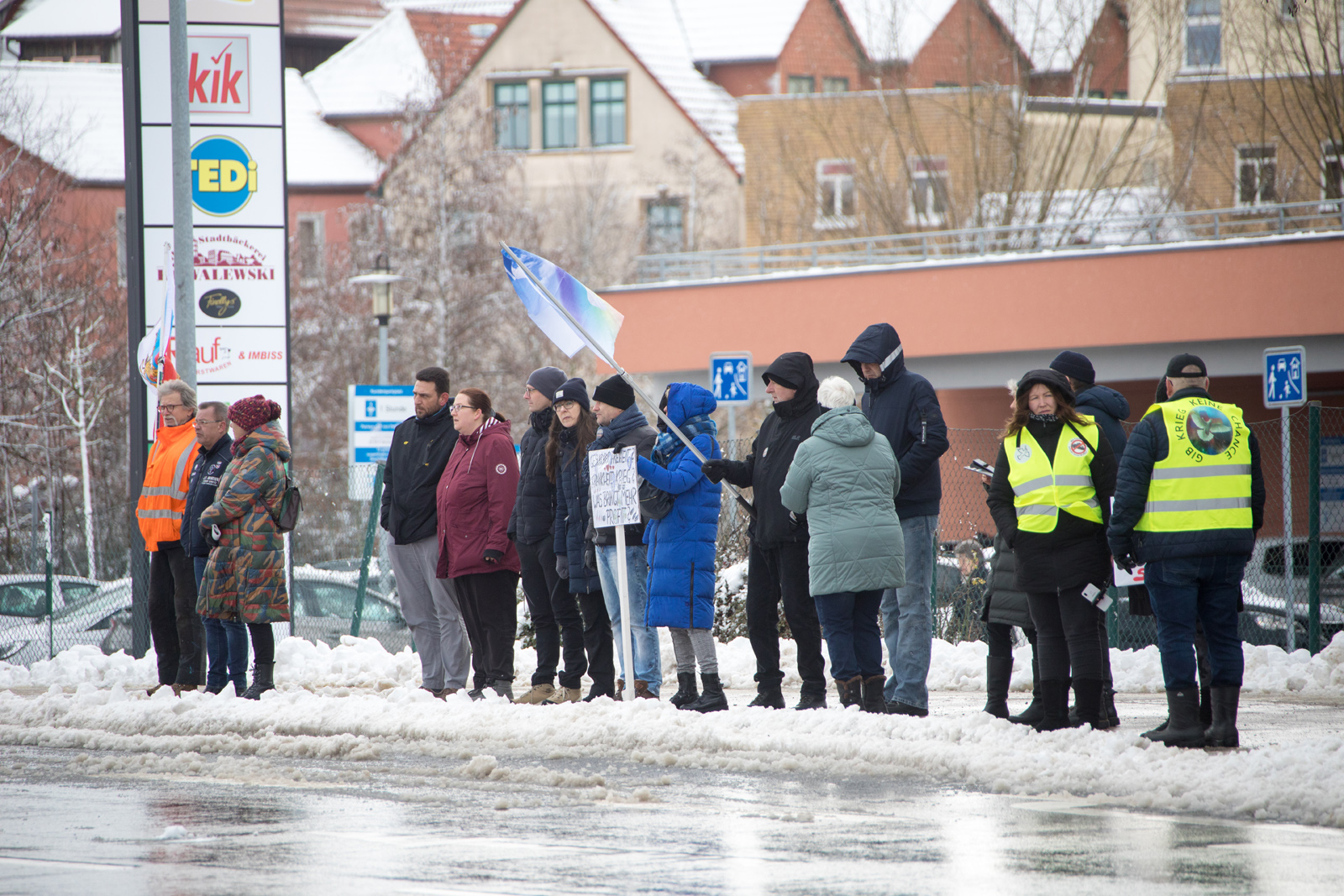 Demonstration Waren (Müritz)