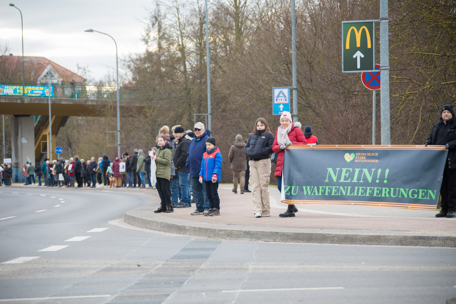 Friedensdemo in Waren (Müritz)