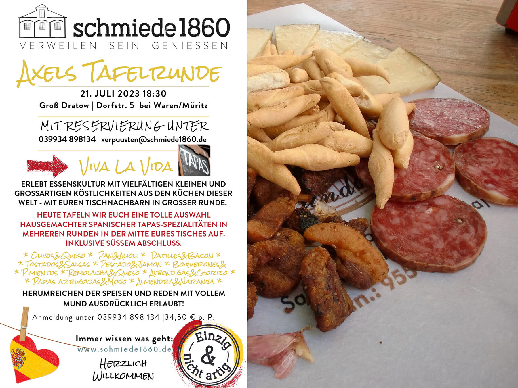 Axels Tafelrunde Schmiede Dratow