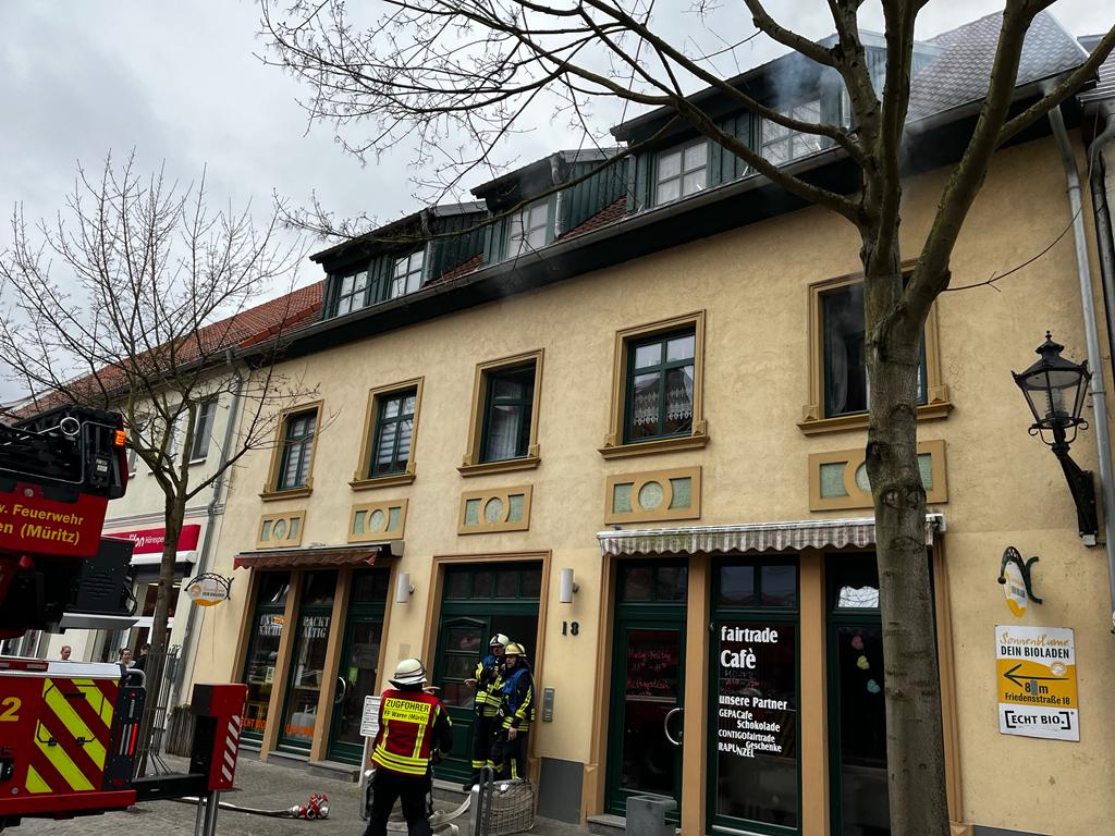 Einsatz Freiwillige Feuerwehr Waren (Müritz)