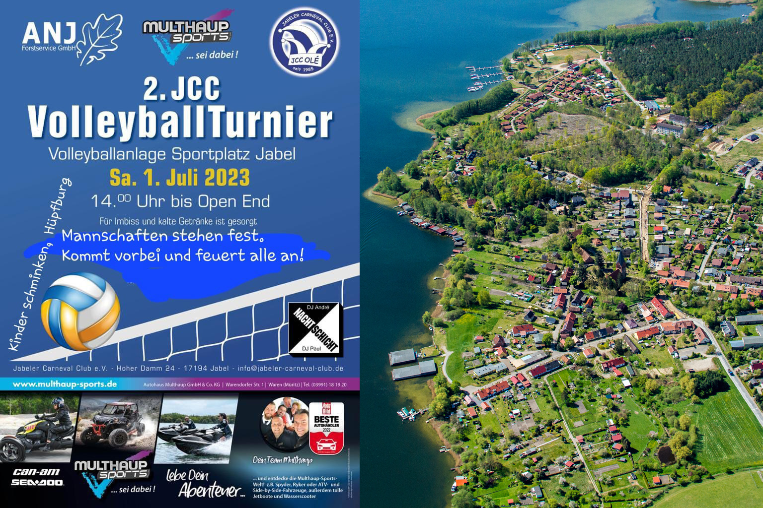 Veranstaltung am Sportplatz Jabel