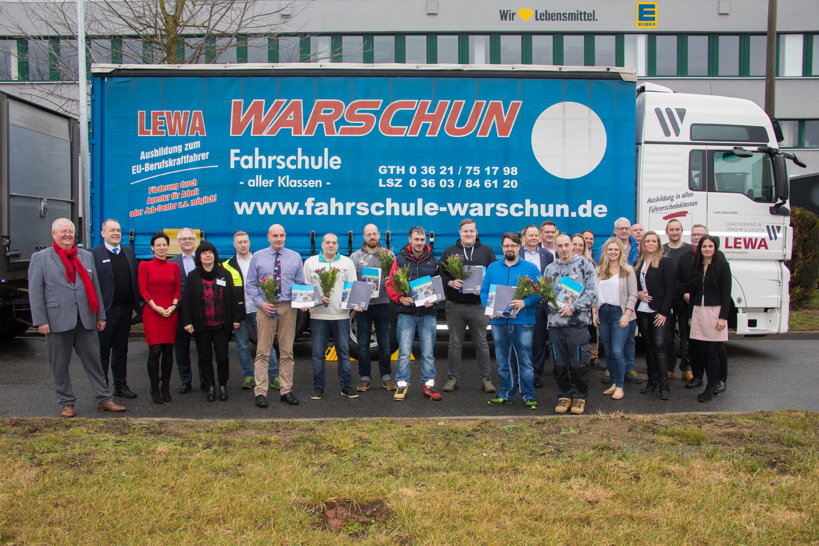 EDEKA Malchow bildet Lkw-Fahrer aus