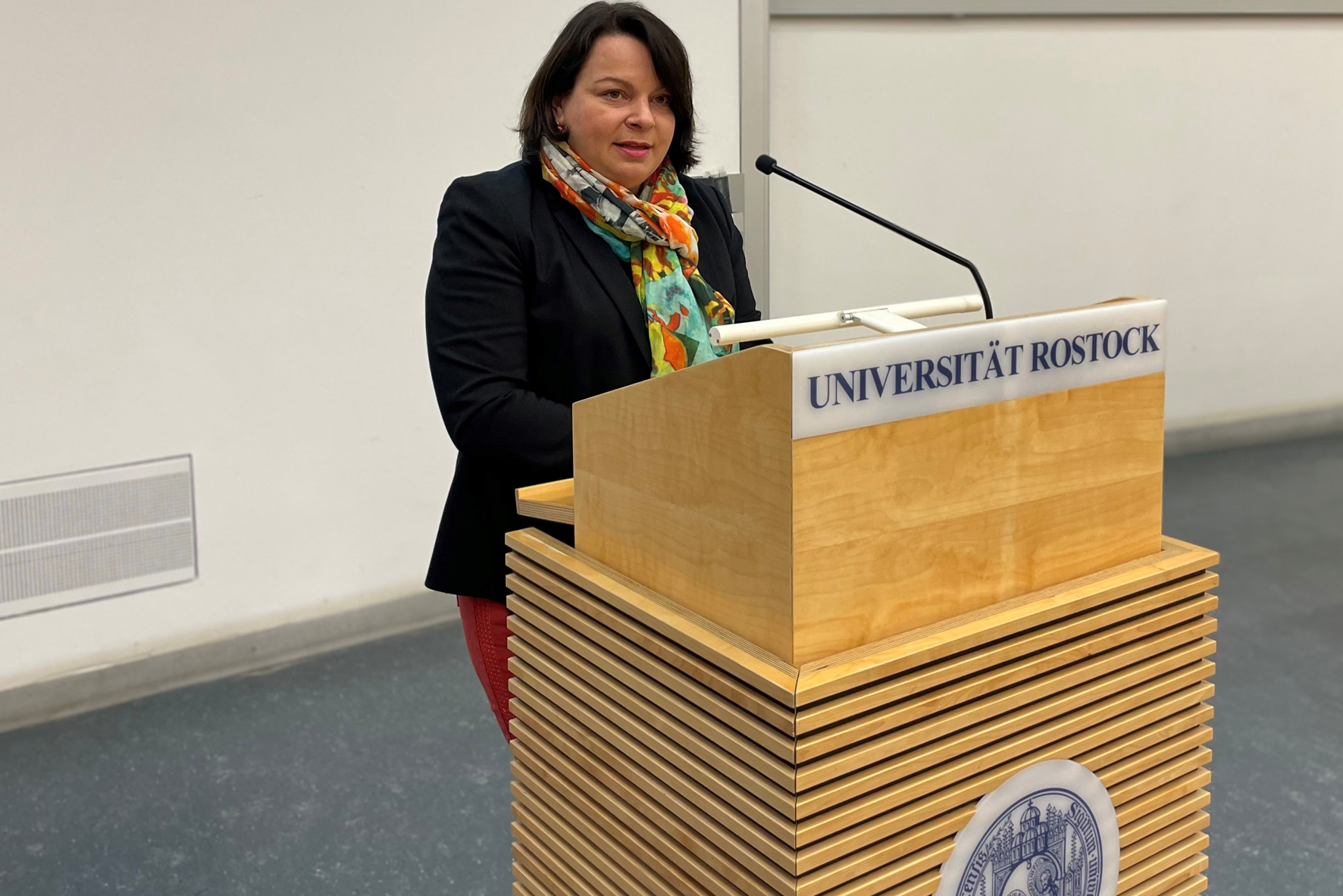Ministerin Drese besucht 12. Rostocker Palliativtag
