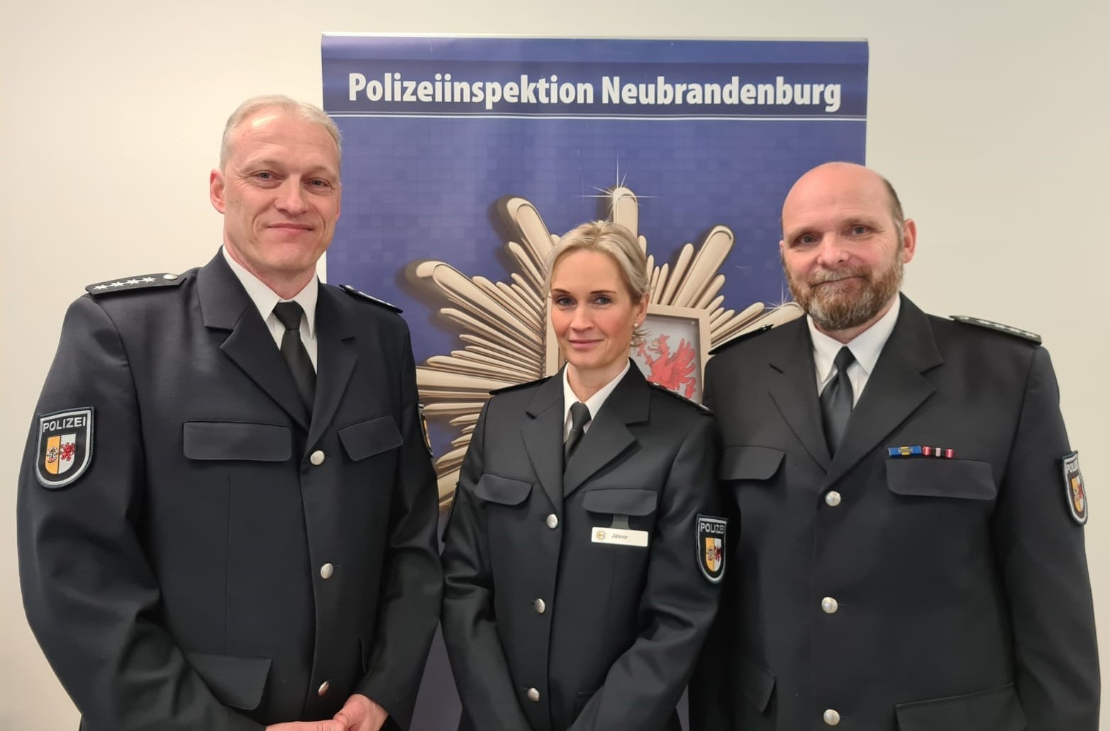 Polizeihauptkommissarin Kathrin Jähner, Polizeihauptkommissar Thomas Krüger, Kriminalhauptkommissar Andreas Lübs