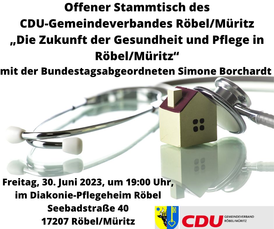 CDU-Stammtisch in Röbel/Müritz