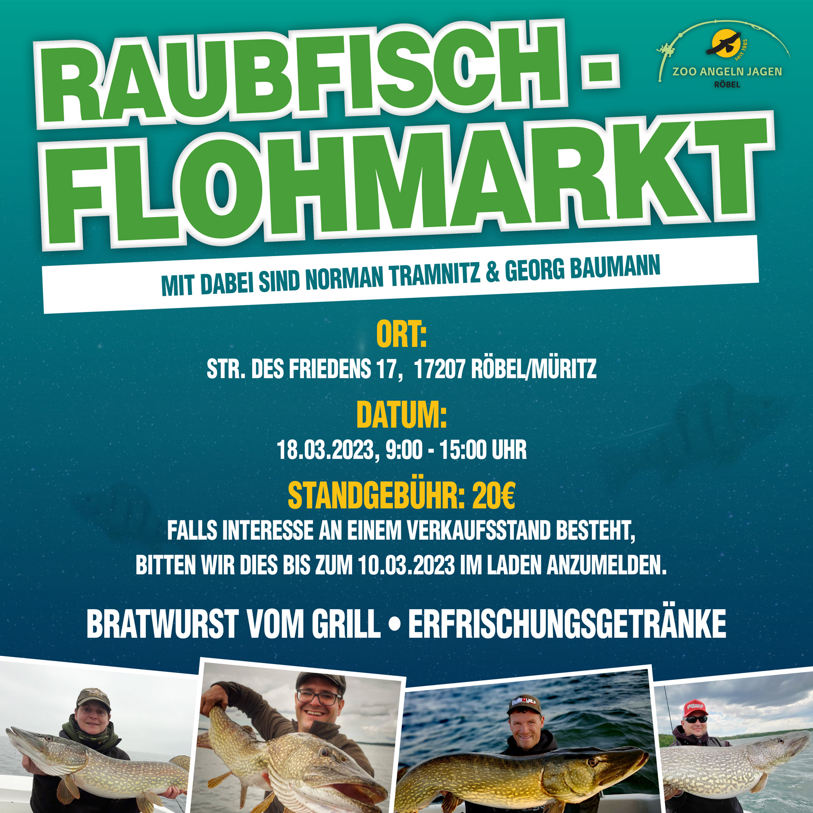 Flohmarkt Zoo Angeln Jagen Röbel/Müritz