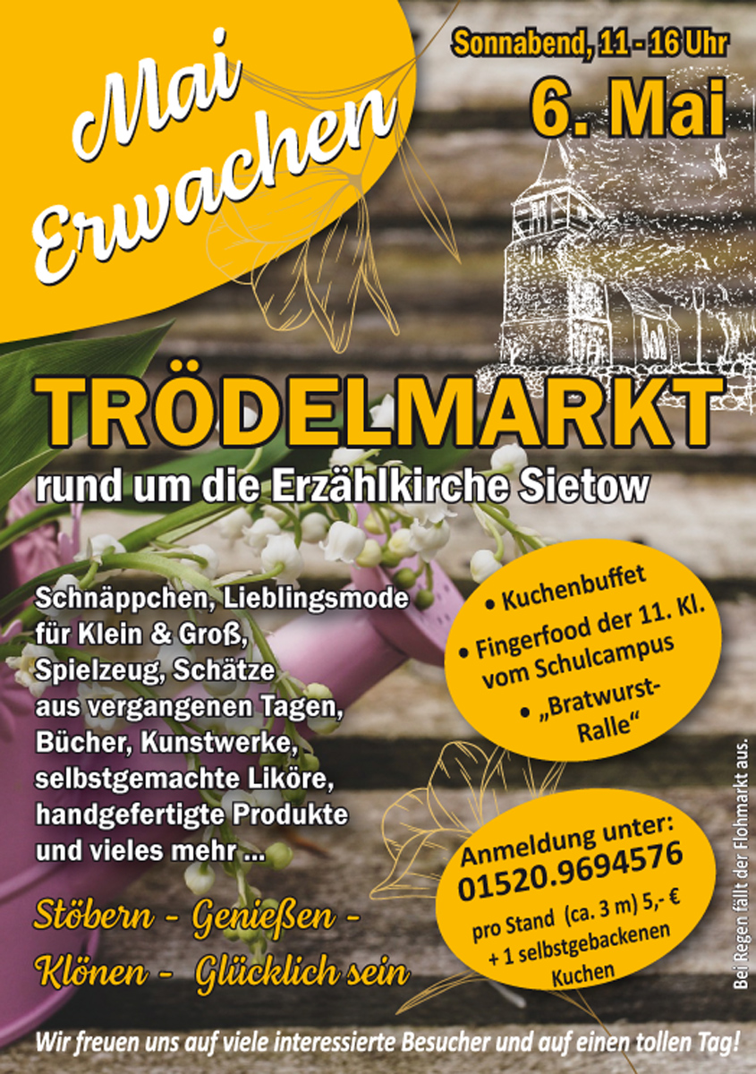 Trödelmarkt Kirche Sietow