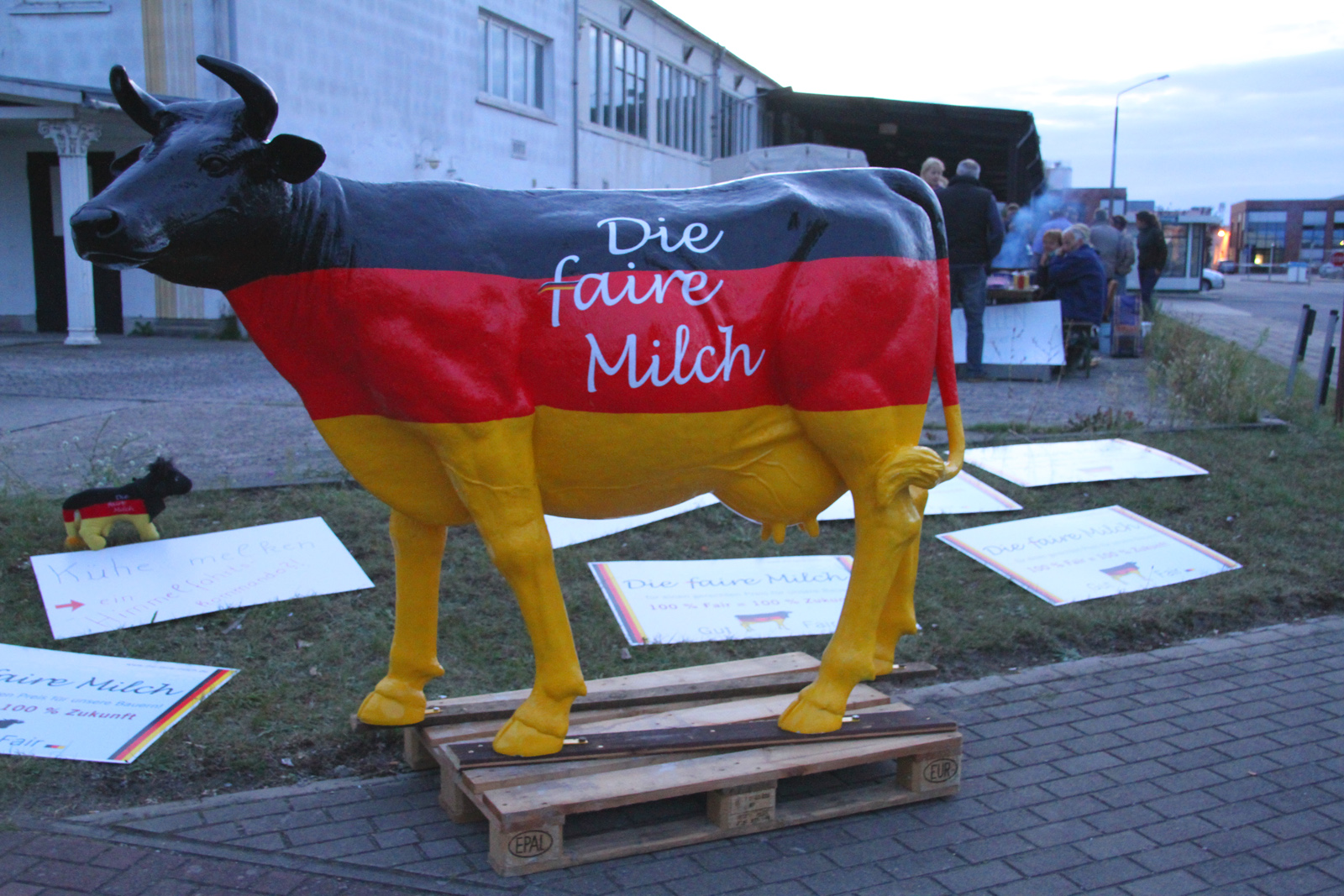 Streikwelle in der ostdeutschen Milchindustrie