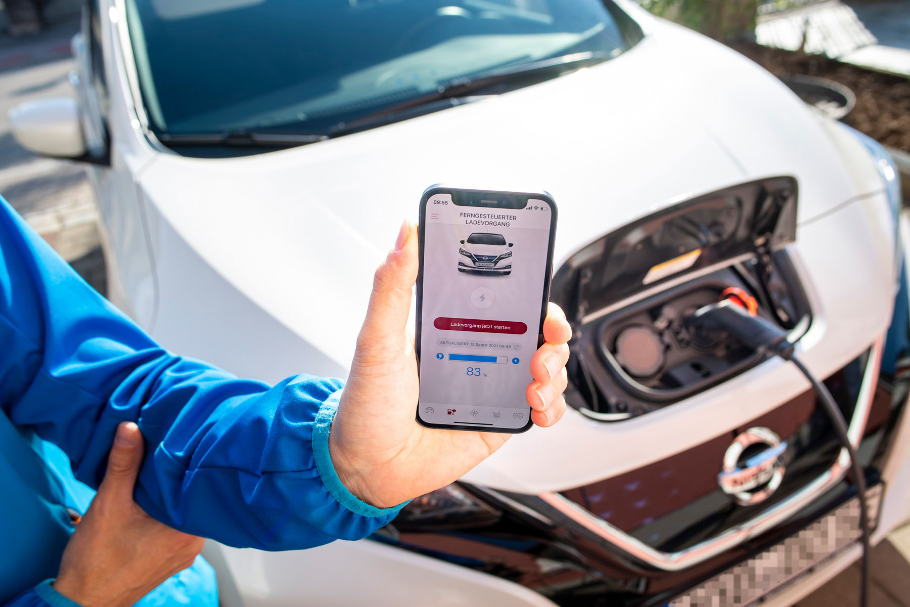 Zusatzfunktionen App Elektroauto