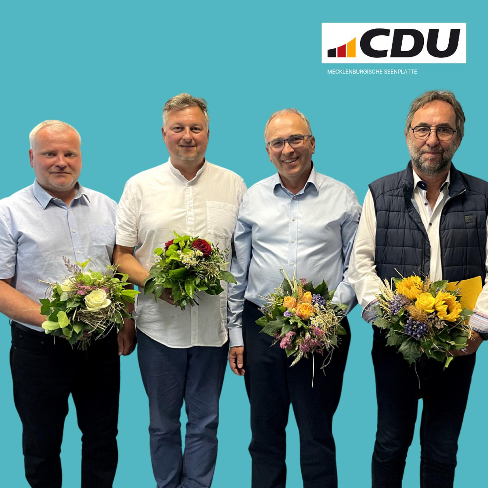 CDU Enrico Malow, Thomas Witkowski, Frank Benischke, Wolf-Dieter Ringguth