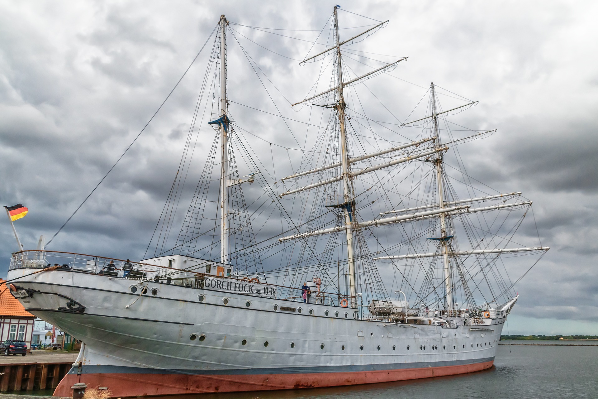 Deutsche Marine bei der Hanse Sail