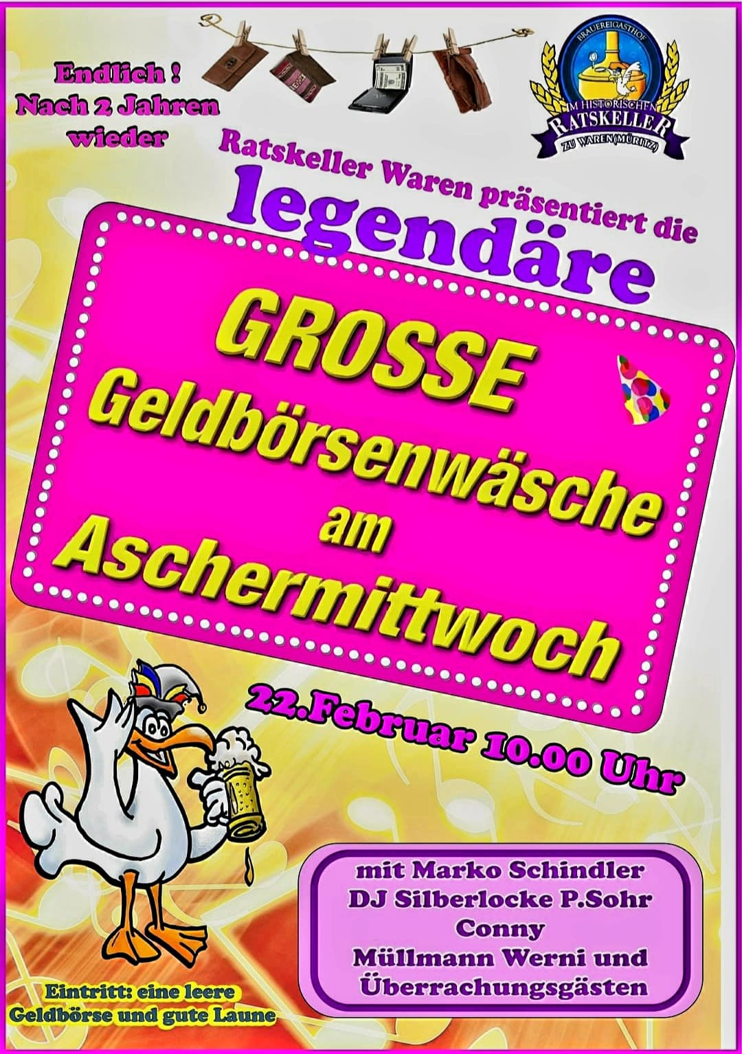 Veranstaltungen Waren (Müritz) Fasching