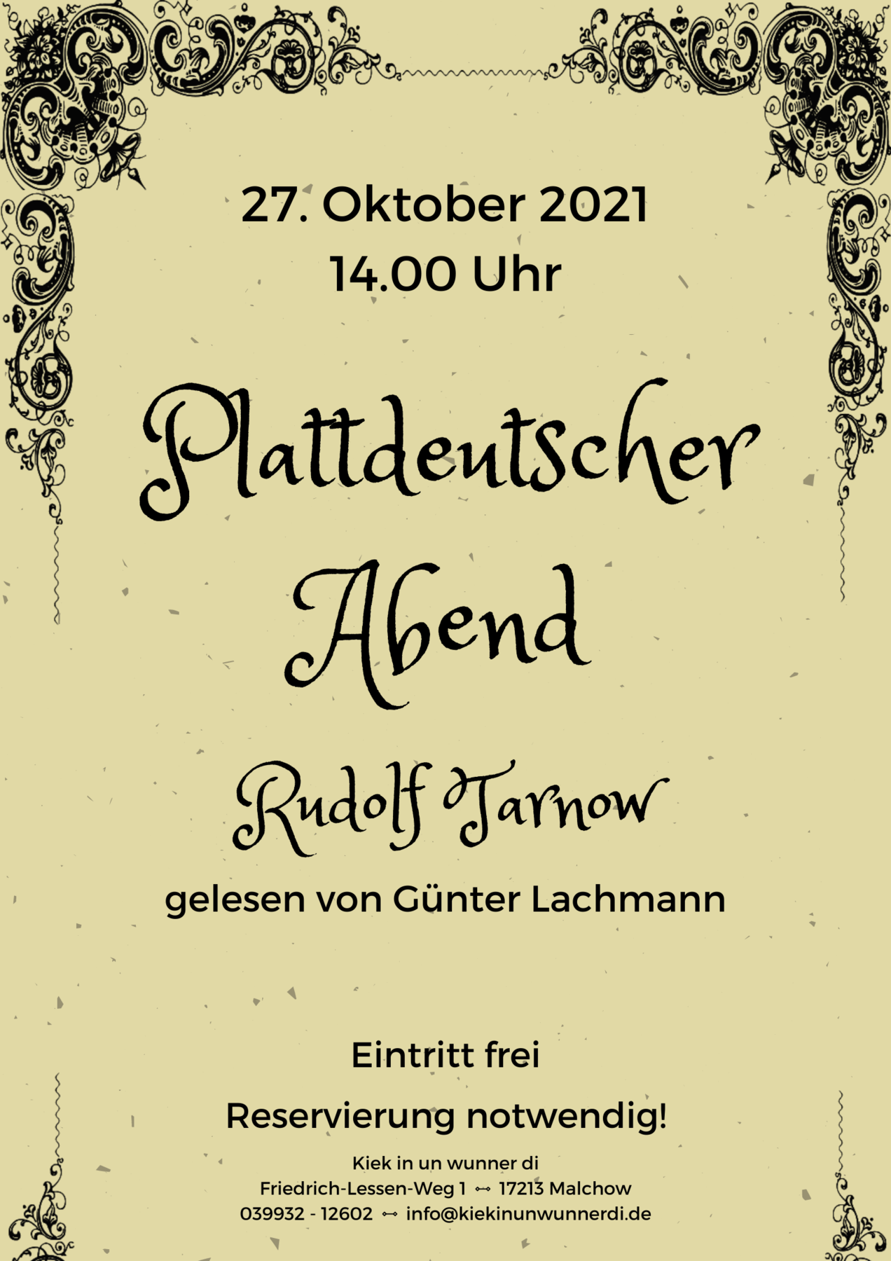 Veranstaltungen Malchow