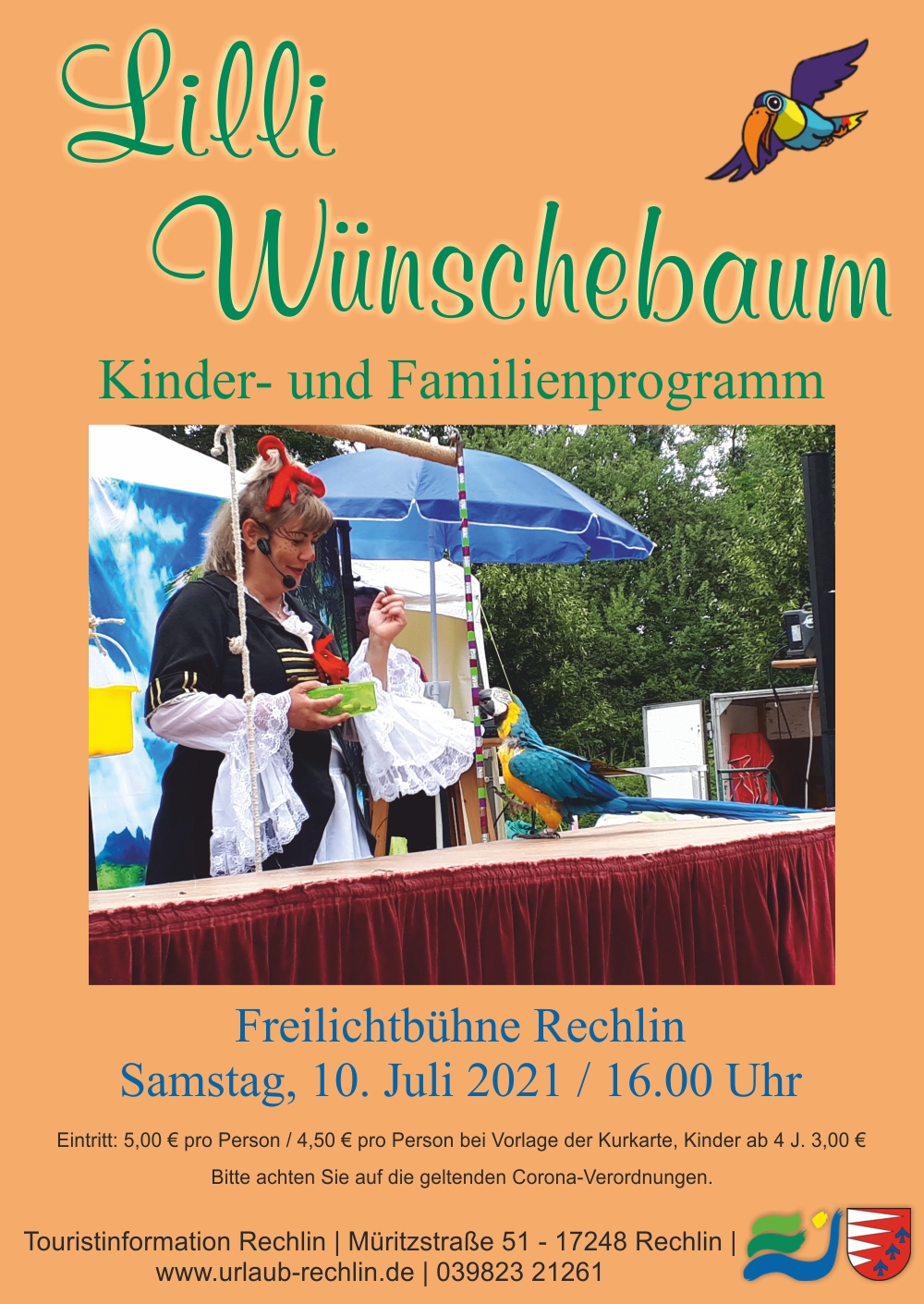 Lili Wünschebaum in Rechlin Kinder- Famlienprogramm Freilichtbühne Rechlin